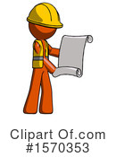 Orange Design Mascot Clipart #1570353 by Leo Blanchette
