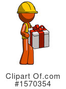 Orange Design Mascot Clipart #1570354 by Leo Blanchette