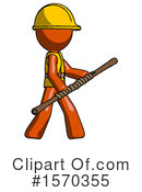 Orange Design Mascot Clipart #1570355 by Leo Blanchette