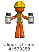 Orange Design Mascot Clipart #1570358 by Leo Blanchette