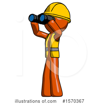 Royalty-Free (RF) Orange Design Mascot Clipart Illustration by Leo Blanchette - Stock Sample #1570367