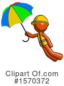 Orange Design Mascot Clipart #1570372 by Leo Blanchette