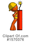 Orange Design Mascot Clipart #1570376 by Leo Blanchette