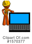 Orange Design Mascot Clipart #1570377 by Leo Blanchette