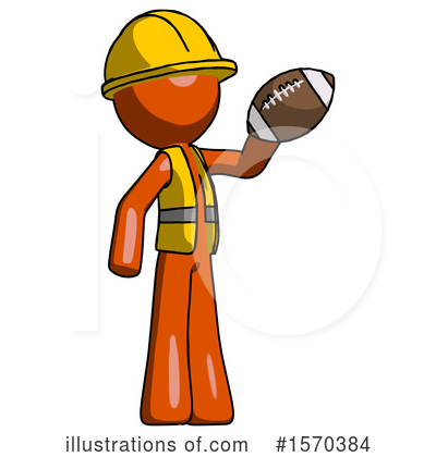 Royalty-Free (RF) Orange Design Mascot Clipart Illustration by Leo Blanchette - Stock Sample #1570384