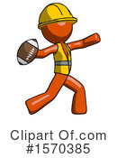 Orange Design Mascot Clipart #1570385 by Leo Blanchette