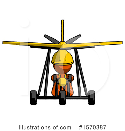 Royalty-Free (RF) Orange Design Mascot Clipart Illustration by Leo Blanchette - Stock Sample #1570387