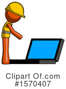 Orange Design Mascot Clipart #1570407 by Leo Blanchette