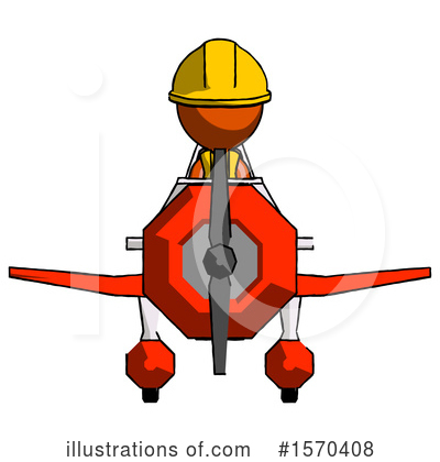 Royalty-Free (RF) Orange Design Mascot Clipart Illustration by Leo Blanchette - Stock Sample #1570408