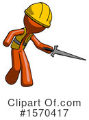 Orange Design Mascot Clipart #1570417 by Leo Blanchette