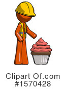 Orange Design Mascot Clipart #1570428 by Leo Blanchette