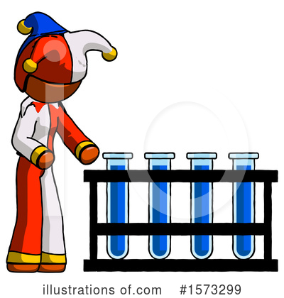 Royalty-Free (RF) Orange Design Mascot Clipart Illustration by Leo Blanchette - Stock Sample #1573299