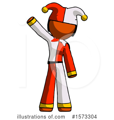 Royalty-Free (RF) Orange Design Mascot Clipart Illustration by Leo Blanchette - Stock Sample #1573304