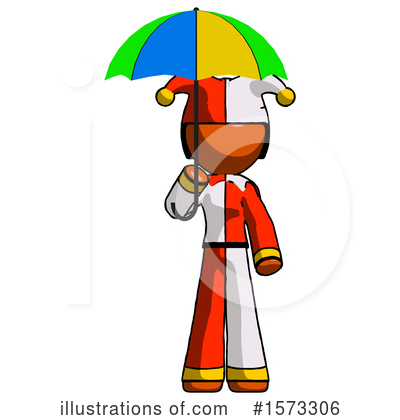 Royalty-Free (RF) Orange Design Mascot Clipart Illustration by Leo Blanchette - Stock Sample #1573306