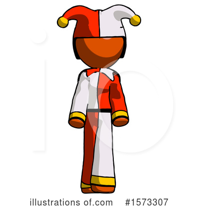 Royalty-Free (RF) Orange Design Mascot Clipart Illustration by Leo Blanchette - Stock Sample #1573307