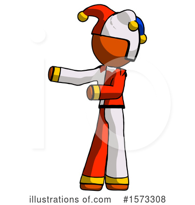 Royalty-Free (RF) Orange Design Mascot Clipart Illustration by Leo Blanchette - Stock Sample #1573308