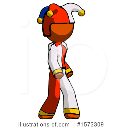 Royalty-Free (RF) Orange Design Mascot Clipart Illustration by Leo Blanchette - Stock Sample #1573309