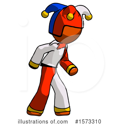 Royalty-Free (RF) Orange Design Mascot Clipart Illustration by Leo Blanchette - Stock Sample #1573310