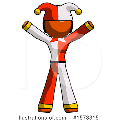 Royalty-Free (RF) Orange Design Mascot Clipart Illustration by Leo Blanchette - Stock Sample #1573315