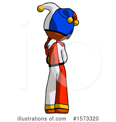 Royalty-Free (RF) Orange Design Mascot Clipart Illustration by Leo Blanchette - Stock Sample #1573320