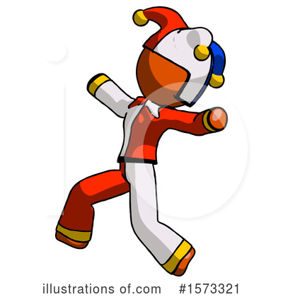 Royalty-Free (RF) Orange Design Mascot Clipart Illustration by Leo Blanchette - Stock Sample #1573321