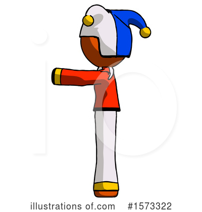 Royalty-Free (RF) Orange Design Mascot Clipart Illustration by Leo Blanchette - Stock Sample #1573322