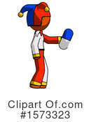 Orange Design Mascot Clipart #1573323 by Leo Blanchette