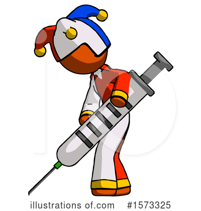 Royalty-Free (RF) Orange Design Mascot Clipart Illustration by Leo Blanchette - Stock Sample #1573325