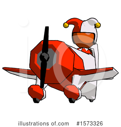 Royalty-Free (RF) Orange Design Mascot Clipart Illustration by Leo Blanchette - Stock Sample #1573326