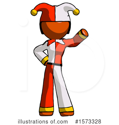 Royalty-Free (RF) Orange Design Mascot Clipart Illustration by Leo Blanchette - Stock Sample #1573328