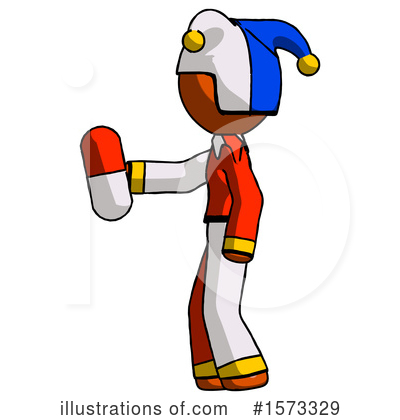 Royalty-Free (RF) Orange Design Mascot Clipart Illustration by Leo Blanchette - Stock Sample #1573329