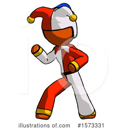 Royalty-Free (RF) Orange Design Mascot Clipart Illustration by Leo Blanchette - Stock Sample #1573331