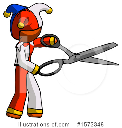 Royalty-Free (RF) Orange Design Mascot Clipart Illustration by Leo Blanchette - Stock Sample #1573346