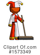 Orange Design Mascot Clipart #1573349 by Leo Blanchette