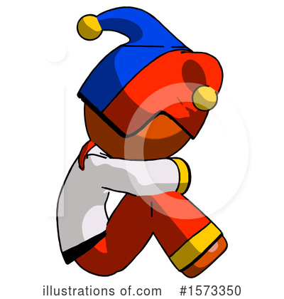 Royalty-Free (RF) Orange Design Mascot Clipart Illustration by Leo Blanchette - Stock Sample #1573350