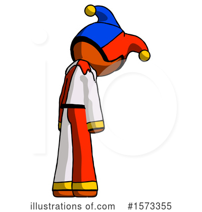 Royalty-Free (RF) Orange Design Mascot Clipart Illustration by Leo Blanchette - Stock Sample #1573355