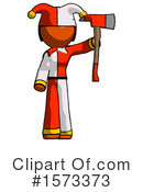 Orange Design Mascot Clipart #1573373 by Leo Blanchette