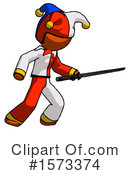 Orange Design Mascot Clipart #1573374 by Leo Blanchette