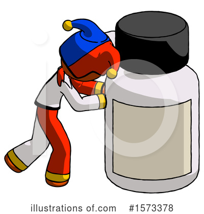 Royalty-Free (RF) Orange Design Mascot Clipart Illustration by Leo Blanchette - Stock Sample #1573378