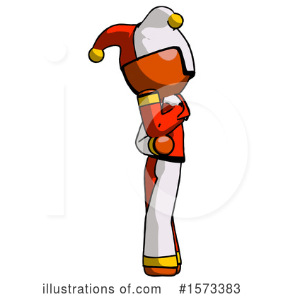 Royalty-Free (RF) Orange Design Mascot Clipart Illustration by Leo Blanchette - Stock Sample #1573383