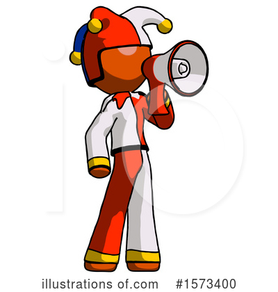 Royalty-Free (RF) Orange Design Mascot Clipart Illustration by Leo Blanchette - Stock Sample #1573400