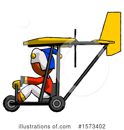 Royalty-Free (RF) Orange Design Mascot Clipart Illustration by Leo Blanchette - Stock Sample #1573402