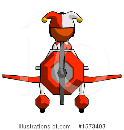 Royalty-Free (RF) Orange Design Mascot Clipart Illustration by Leo Blanchette - Stock Sample #1573403