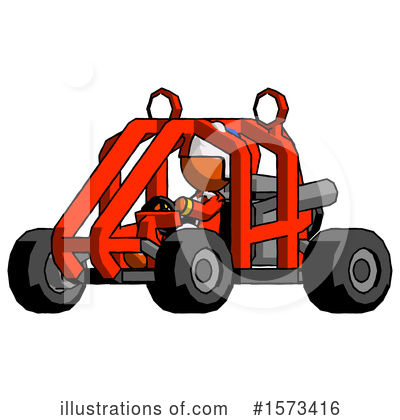 Royalty-Free (RF) Orange Design Mascot Clipart Illustration by Leo Blanchette - Stock Sample #1573416