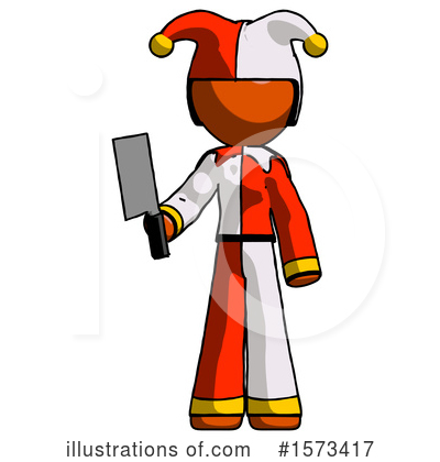 Royalty-Free (RF) Orange Design Mascot Clipart Illustration by Leo Blanchette - Stock Sample #1573417