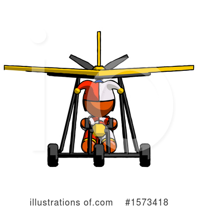 Royalty-Free (RF) Orange Design Mascot Clipart Illustration by Leo Blanchette - Stock Sample #1573418