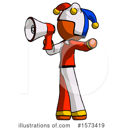 Royalty-Free (RF) Orange Design Mascot Clipart Illustration by Leo Blanchette - Stock Sample #1573419
