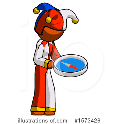 Royalty-Free (RF) Orange Design Mascot Clipart Illustration by Leo Blanchette - Stock Sample #1573426