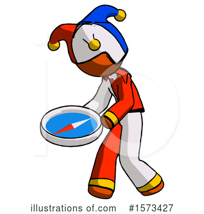 Royalty-Free (RF) Orange Design Mascot Clipart Illustration by Leo Blanchette - Stock Sample #1573427