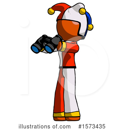 Royalty-Free (RF) Orange Design Mascot Clipart Illustration by Leo Blanchette - Stock Sample #1573435
